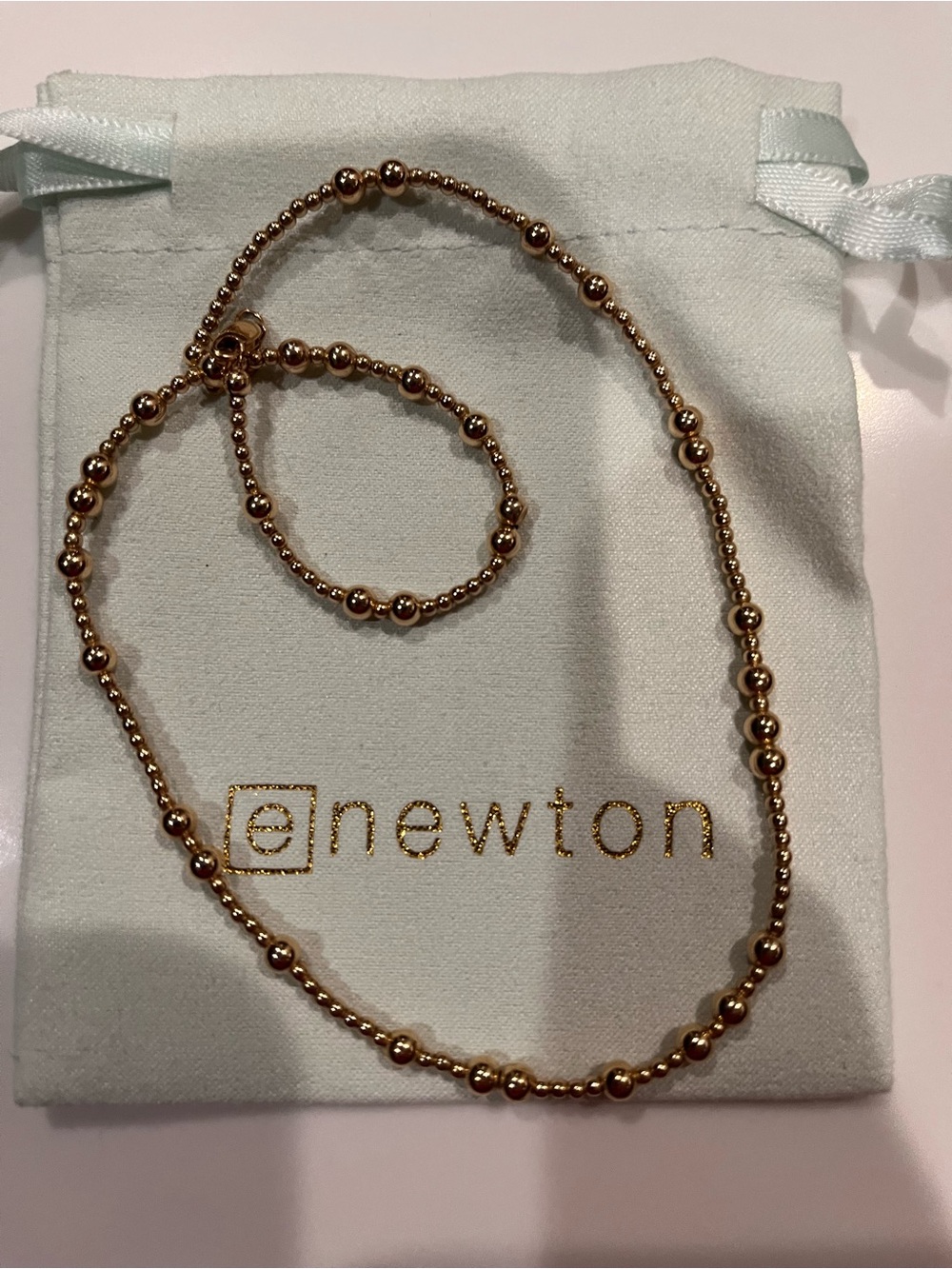 Enewton choker hope unwritten - gold 15in choker